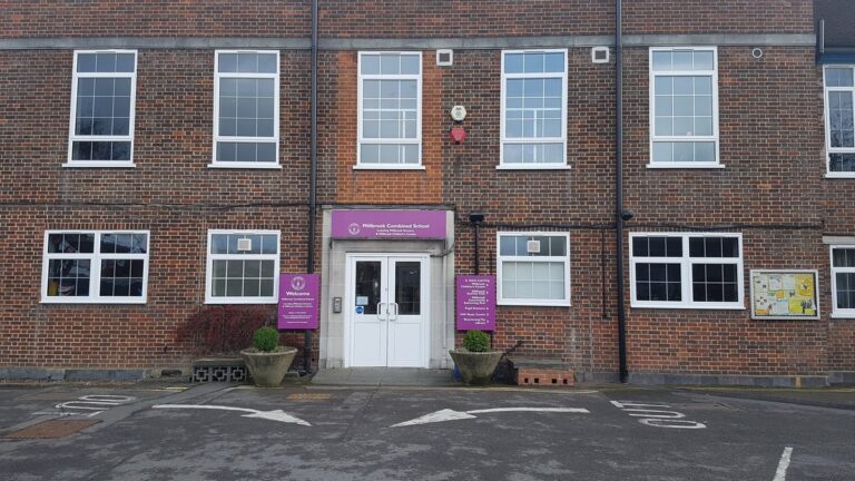 Front Entrance to Millbrook School, Mill End Road, High Wycombe